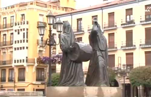 Monumento Merlu a la semana Santa de Zamora